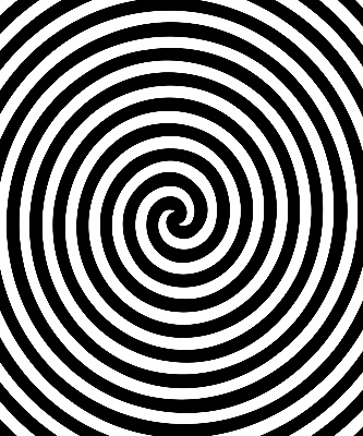 Rolgordijn verduisterend Hypnotiserende cirkel