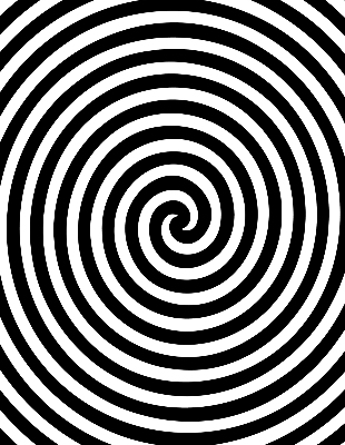 Rolgordijn verduisterend Hypnotiserende cirkel