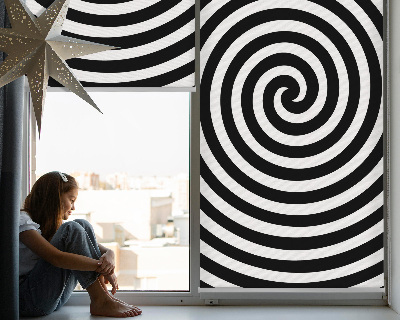 Rolgordijn verduisterend Hypnotiserende cirkel