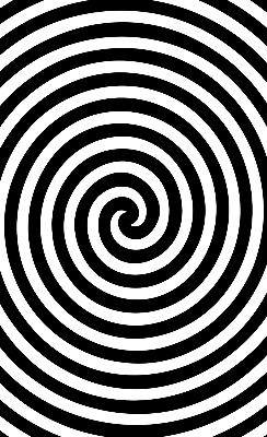 Rolgordijn verduisterend Hypnotiserende cirkel