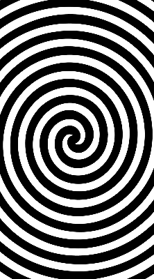 Rolgordijn verduisterend Hypnotiserende cirkel