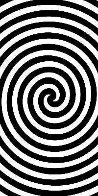 Rolgordijn verduisterend Hypnotiserende cirkel