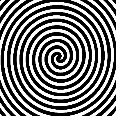 Rolgordijn verduisterend Hypnotiserende cirkel