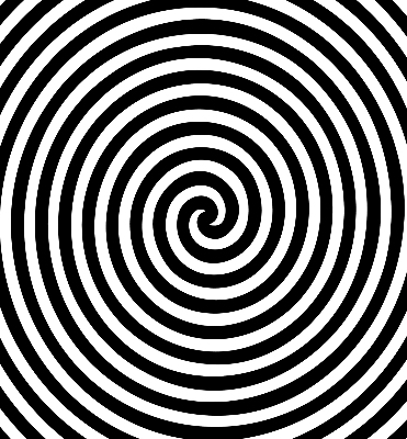 Rolgordijn verduisterend Hypnotiserende cirkel