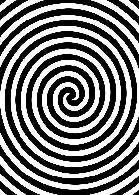 Rolgordijn verduisterend Hypnotiserende cirkel