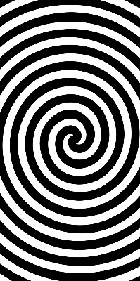 Rolgordijn verduisterend Hypnotiserende cirkel