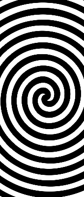 Rolgordijn verduisterend Hypnotiserende cirkel