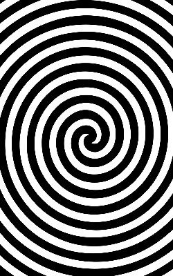 Rolgordijn verduisterend Hypnotiserende cirkel