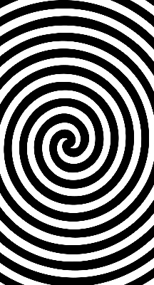 Rolgordijn verduisterend Hypnotiserende cirkel