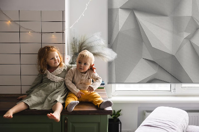 Rolgordijn voor het raam 3D-papiermuur