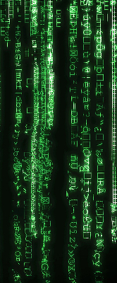 Rolgordijn verduisterend Groene cijfers