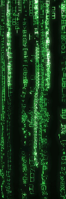 Rolgordijn verduisterend Groene cijfers