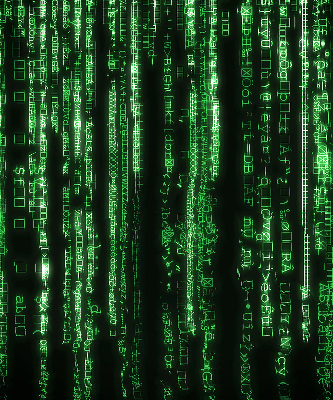 Rolgordijn verduisterend Groene cijfers