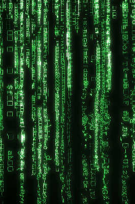 Rolgordijn verduisterend Groene cijfers