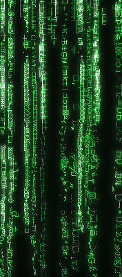 Rolgordijn verduisterend Groene cijfers