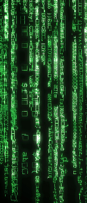 Rolgordijn verduisterend Groene cijfers