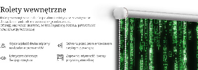 Rolgordijn verduisterend Groene cijfers