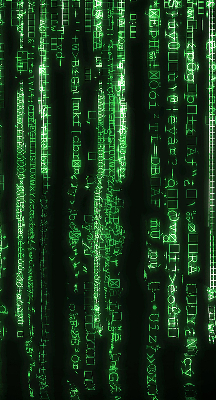 Rolgordijn verduisterend Groene cijfers