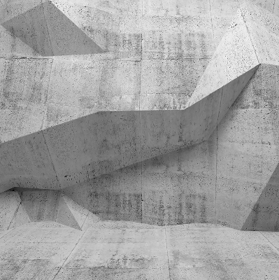 Rolgordijn voor het raam 3D stenen muur