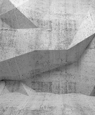 Rolgordijn voor het raam 3D stenen muur