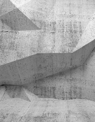 Rolgordijn voor het raam 3D stenen muur