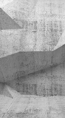 Rolgordijn voor het raam 3D stenen muur