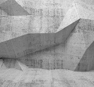 Rolgordijn voor het raam 3D stenen muur