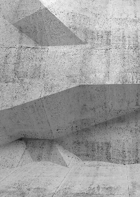 Rolgordijn voor het raam 3D stenen muur