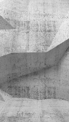 Rolgordijn voor het raam 3D stenen muur