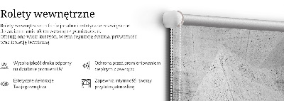 Rolgordijn voor het raam 3D stenen muur