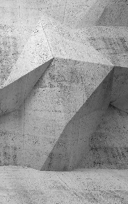 Rolgordijn voor het raam 3D stenen muur