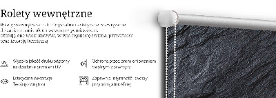 Rolgordijn verduisterend Zwarte textuur