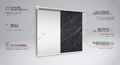 Rolgordijn verduisterend Zwarte textuur