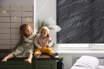 Rolgordijn verduisterend Zwarte textuur