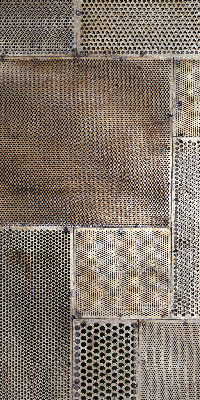 Rolgordijn verduisterend Metalen wand