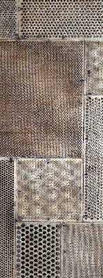 Rolgordijn verduisterend Metalen wand