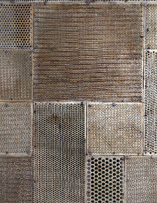 Rolgordijn verduisterend Metalen wand