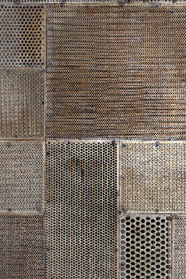 Rolgordijn verduisterend Metalen wand