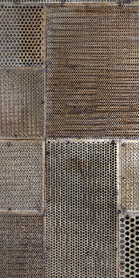 Rolgordijn verduisterend Metalen wand