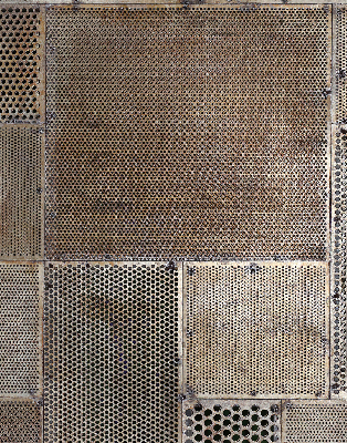 Rolgordijn verduisterend Metalen wand