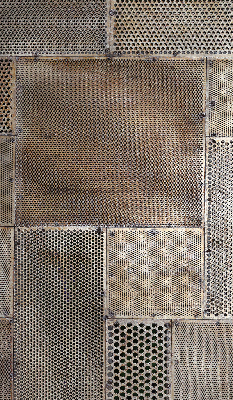 Rolgordijn verduisterend Metalen wand