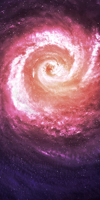 Rolgordijn voor het raam Melkwegstelsel