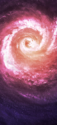 Rolgordijn voor het raam Melkwegstelsel