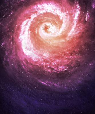 Rolgordijn voor het raam Melkwegstelsel