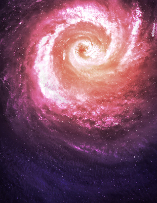 Rolgordijn voor het raam Melkwegstelsel