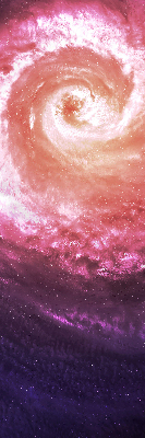 Rolgordijn voor het raam Melkwegstelsel