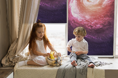 Rolgordijn voor het raam Melkwegstelsel