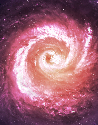 Rolgordijn voor het raam Melkwegstelsel