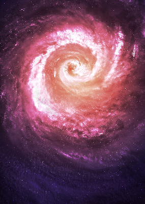 Rolgordijn voor het raam Melkwegstelsel