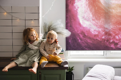 Rolgordijn voor het raam Melkwegstelsel